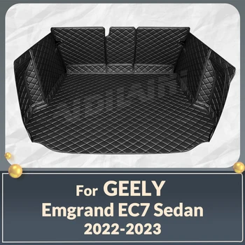 Автоматический коврик для багажника с полным покрытием для GEELY Emgrand EC7 2022 2023, автомобильный коврик для багажника, защитный чехол для грузового лайнера, аксессуары для интерьера