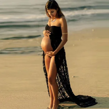 Пара реквизитов для фотосъемки беременных, макси Платье для беременных, Кружевное платье для беременных, Необычное фото для фотосъемки, летнее платье для беременных, плюс размер