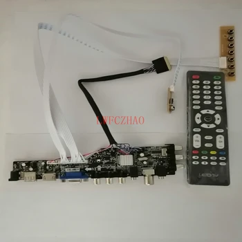 DVB-T2/T DVB-C 3663 Комплект ТВ-мониторов для LP156WH4 (TL) (N1) LP156WH4-TLN2 ЖК-светодиодный экран HDMI + VGA + USB + Драйвер платы ТВ-контроллера