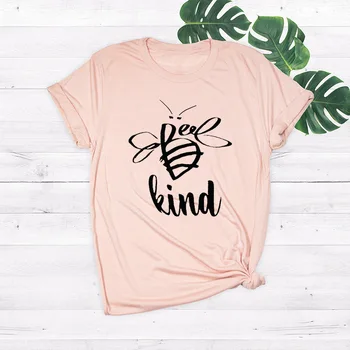 Женская футболка с принтом пчелы, лето 2023, новые повседневные уличные свободные топы с круглым вырезом и короткими рукавами, женская футболка большого размера, топ