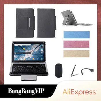 Для AT & T Primetime 10,1-дюймовый планшет, Универсальная беспроводная мышь Bluetooth, подставка для клавиатуры, чехол