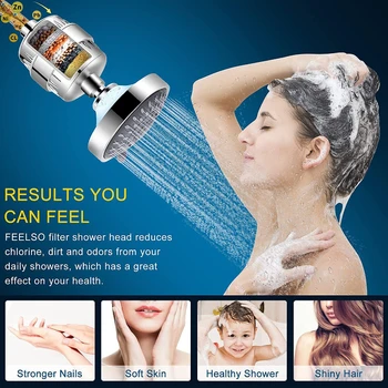 10 этапов душ фильтр для воды, удаляет тяжелые металлы хлор фильтрованная душами глава смягчить для жесткой воды очиститель фильтрации ванна 