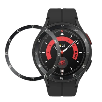 Безель из алюминиевого Сплава для Samsung Galaxy Watch 5 Pro 45 мм, Чехол Для Часов с временной Шкалой, Защитное Кольцо 45 мм, Аксессуары для Модификации DIY