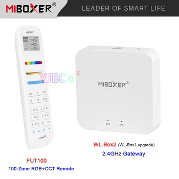 Miboxer WL-Box2 2,4 ГГц шлюзовой WiFi контроллер DC5V, совместимый с системой IOS/Andriod, беспроводное приложение для управления светодиодной лентой