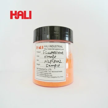 Флуоресцентный пигмент, флуоресцентная пудра, оранжевый цвет, HLP8002, (при заказе до 5 кг указана специальная цена почтовых расходов).