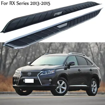 2 шт., боковая ступенька из алюминия и нержавеющей стали, подходит для Lexus RX270 Серии RX 2013-2015, подножка, боковая ступенька, лестница Nerf Bar