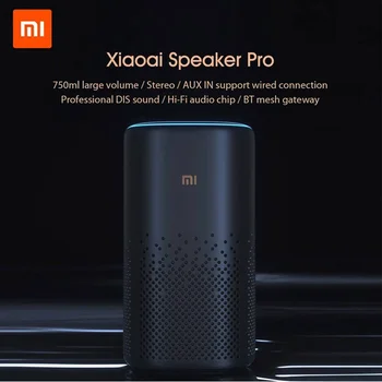 Оригинальный Xiaomi Xiaoai Pro Динамик AI Bluetooth HiFi Аудио Беспроводной Сетчатый Шлюз Стерео Инфракрасное Управление Mi Speaker APP Control