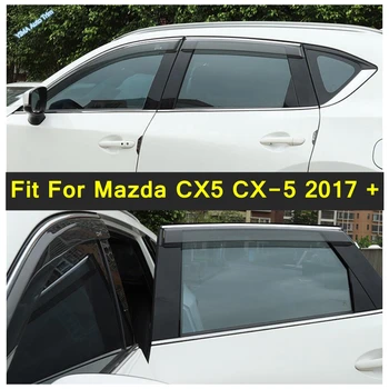 Дефлекторы Боковых стекол автомобиля Lapetus, отделка тента, Специальная Солнцезащитная крышка, дождевик, подходит для Mazda CX5 CX-5 2017 - 2022