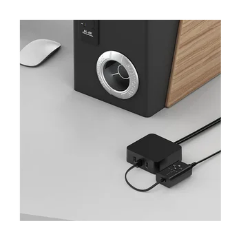 USB Передатчик Bluetooth 5.2 с низкой задержкой Аудио aptX Беспроводной стерео адаптер для музыки с микрофоном 3,5 мм R/L