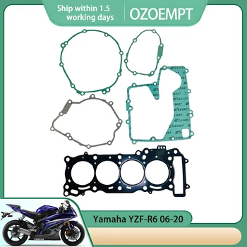 Прокладка для ремонта картера цилиндра двигателя OZOEMPT Применяется к Yamaha YZF-R6 06-20