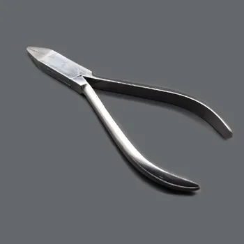 Зубные плоские Плоскогубцы из нержавеющей стали, лабораторный инструмент для ортодонтии, Щипцы, инструменты хирургические