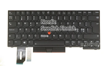 Клавиатура Nordic Для ThinkPad 5N20V44082 5N20X70357 5N20X68879 5N20V44226 5N20V43938 5N20V43794 5N21B08411 5N21B08374 С подсветкой