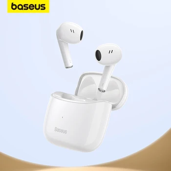 Baseus Bowie W15 TWS Наушники Беспроводные Bluetooth 5,2 Спортивные Hi-Fi Музыкальные Наушники С Сенсорным Управлением, Гарнитура для воспроизведения 25 часов