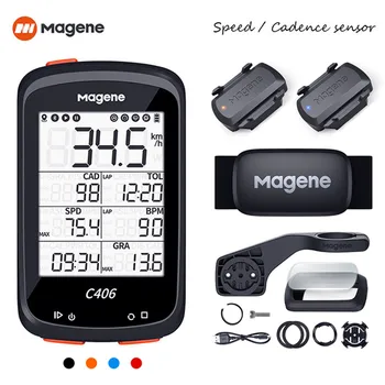 Magene C406 Велосипедный GPS Компьютер MTB Дорожный Цикл Умный Беспроводной Водонепроницаемый Спидометр Garmin Аксессуары Для Велосипедов S3 + H64