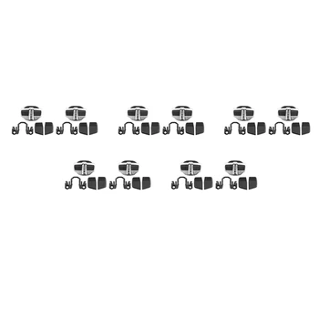 10 Комплектов TRD Дверной Стабилизатор Дверной Замок Протектор Защелки Стопорные Крышки Для Toyota Land Cruiser LC200 Alphard Vellfire