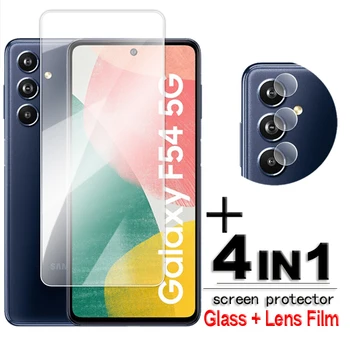 Для Samsung Galaxy F54 Стекло Для Samsung F54 5G Закаленное стекло, 6,7-дюймовый Прозрачный HD-экран, защитная пленка для объектива Galaxy F54