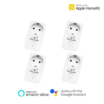 Timethinker Smart Plug Ws1/2/4 Для Apple Homekit Smart Wifi Розетка Для Alexa Google HomeApp Voice Ес/Великобритания/США Розетка дистанционного управления