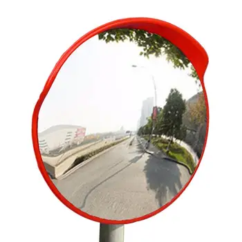 Зеркало безопасности, Профессиональное дорожное зеркало, Дорожное зеркало, Поворотный угол, Отражающее сферическое вогнуто-выпуклое зеркало, Дорожное зеркало