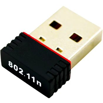 MT7601 Mini USB WiFi Адаптер 802.11n Антенна 150 Мбит/с Беспроводная сетевая карта Внешний USB WiFi Ethernet адаптер для настольного ноутбука
