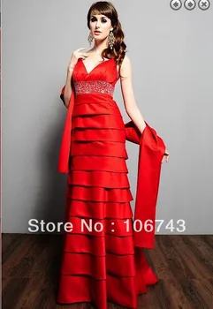 бесплатная доставка, Макси, настоящее фото, vestidos formales, длинное красное вечернее платье размера плюс, вечернее платье для матери невесты
