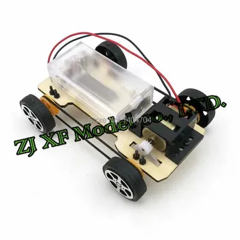 Модель NIDALE DIY Assembly puzzle model 4-колесный игровой мобиль популяризация науки игрушечный автомобиль Детские игрушки для просвещения
