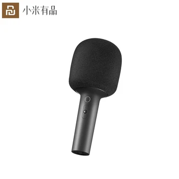 Запуск нового продукта MIJIA Караоке-микрофон уровня KTV со стереозвуковыми эффектами 9 видов интересного пения дуэтом двух человек Серый
