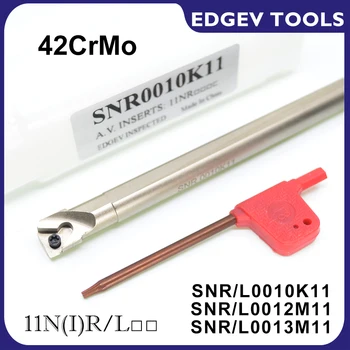 EDGEV SNR0010K11 SNL0010K11 SNR0012M11 SNL0013M11 SNR0013M11 Держатель Резьбонарезного инструмента Твердосплавная пластина 11NR 11IR AG60