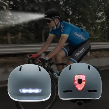 Портативный уличный велосипедный шлем с USB-зарядкой, задний фонарь для верховой Езды, Легкий Велосипедный шлем, светодиодный Перезаряжаемый задний фонарь, Городской шлем