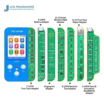 JC V1SE для телефона True Tone Battery Health Face ID Программатор для Ремонта Отпечатков Пальцев JCID V1SE Для iP6-14PM Матричный кабель