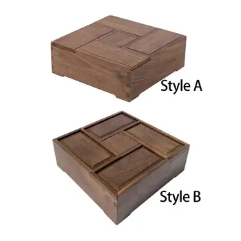 Деревянный органайзер для закусок, коробка для хранения сухих фруктов, коробки для столешницы, орехов, конфет
