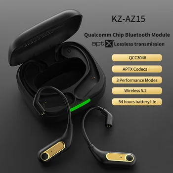 Обновите беспроводные наушники с Bluetooth-совместимым кабелем 5.2, Беспроводным ушным крючком, B / C-контактным разъемом с зарядным чехлом