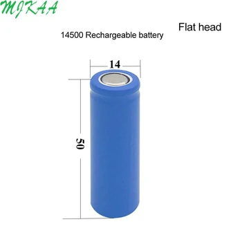 Литий-ионная аккумуляторная батарея 14500 3,7 В, высококачественные оригинальные батарейки для фонарика