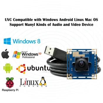 Широкоугольный USB-модуль камеры Ominivison OV2710 1080P MJPEG 30 кадров в секунду/60 кадров в секунду/120 кадров в секунду высокоскоростной 180-градусный модуль веб-камеры 