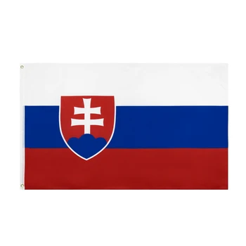 ФЛАГШТОК 60X90 90x150 см Svk Sk Slovenska Slovakia Словацкий флаг