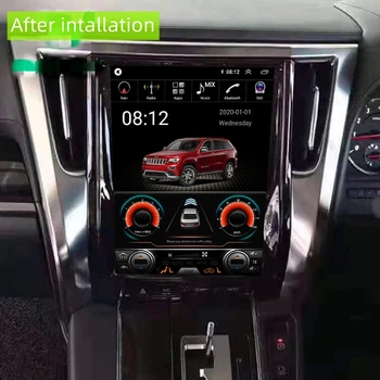 2 Din Tesla Стиль Для Toyota Alphard A30 2010 2011-2016 Android Автомобильный GPS Навигатор Мультимедийный плеер Автомобильное радио Головное устройство Carplay