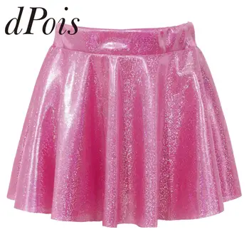 Модная мини-юбка для танцев с блестками, юбка для девочек, Новинка 2023 года, Весенне-летняя детская плиссированная юбка для девочек от 2 до 16 лет, детская одежда