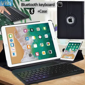 Чехол-клавиатура для планшета Apple iPad 5th/6rh/Pro 9,7 дюймов/Air 1 Чехол-крышка Air + беспроводная клавиатура Bluetooth Клавиатура