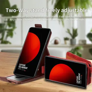 Однотонный кожаный чехол-бумажник для карт и телефона Xiaomi 13 12S Ultra 11T 10 9SE 9T с магнитной вертикальной откидной защитной крышкой