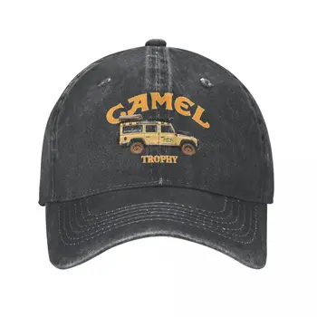 Логотип Camel Trophy, Весенне-летняя Кепка, Мужская, Женская бейсболка с Конским хвостом, Винтажная шляпа, Джинсовая Уличная Повседневная Кепка Four Seasons