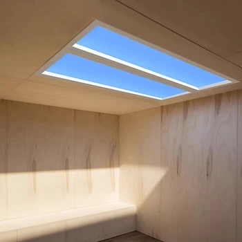 Креативный Светодиодный Потолочный светильник Smart Blue Sky с Голубым Небом, Панельные светильники для ванной Комнаты, светильник Clear Sky Sunset, Освещение для коридора, кухни