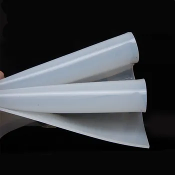 Полупрозрачный лист силиконовой резины 3 мм, Силиконовая пленка для вакуумной пресс-печи, Термостойкий Силикон, матовый