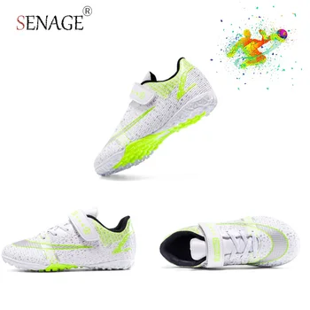 SENAGE, Высококачественная Детская футбольная обувь Для мальчиков и девочек, нескользящая студенческая шина, Тренировочная футбольная обувь, Детские кроссовки для мини-футбола
