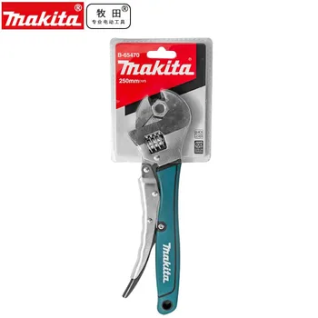 Makita B-65470 Фиксирующий Разводной Ключ 250 мм Многофункциональный Универсальный Быстрый Трубный Ключ с короткой Ручкой с Открытым Концом Гаечный Ключ Инструменты