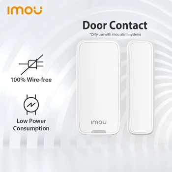 IMOU Smart 433 МГц беспроводной дверной оконный магнитный датчик детектор в помещении для домашней охранной сигнализации (батарея в комплект не входит)