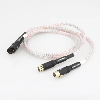Audiocrastxr001 Посеребренный XLR кабель Балансировочный кабель для предусилителя XLR кабель HIFI