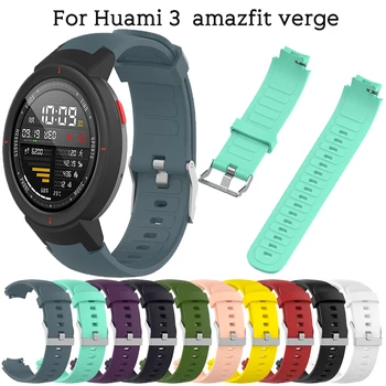 Hero Iand Силиконовый ремешок для часов Xiaomi Huami Amazfit Verge спортивный ремешок для часов Xiaomi Huami 3 Amazfit verge Ремешки для браслетов
