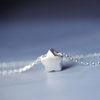 Ожерелья и подвески в виде звезд из стерлингового серебра 925 пробы для женщин, модный подарок для леди на фестиваль, серебро-ювелирные изделия