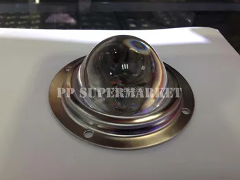 2 шт. светодиодный объектив 66 мм + кольцо из нержавеющей стали + Силиконовое кольцо 3 комплекта серии для светодиодов мощностью 20 Вт-100 Вт