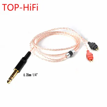 Топ-Hi-Fi Сменный Аудиокабель Ручной Работы, Шнуры для наушников Sennheise HD600 HD650 HD525 HD545 HD565 HD580, Наушники