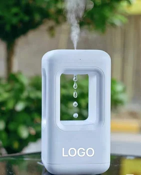 Amazon Антигравитационный увлажнитель с каплями воды, USB-увлажнитель объемом 500 мл, одна клавиша выключения для домашнего офиса, спальни, фургона, детской комнаты